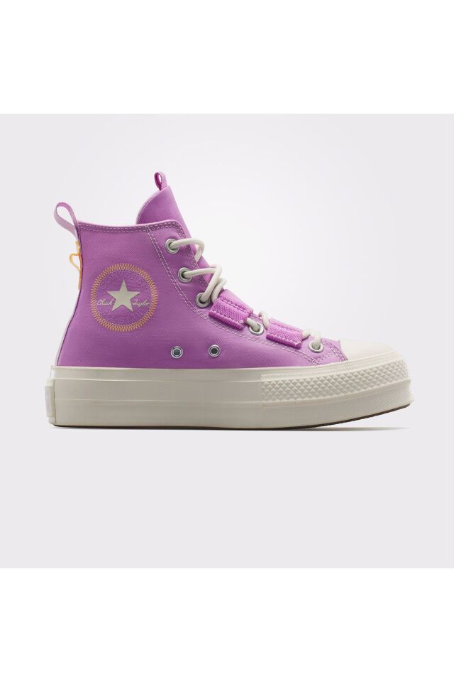 Chuck Taylor All Star Lift Kadın Lila Platform Sneaker 500-Mor - 37