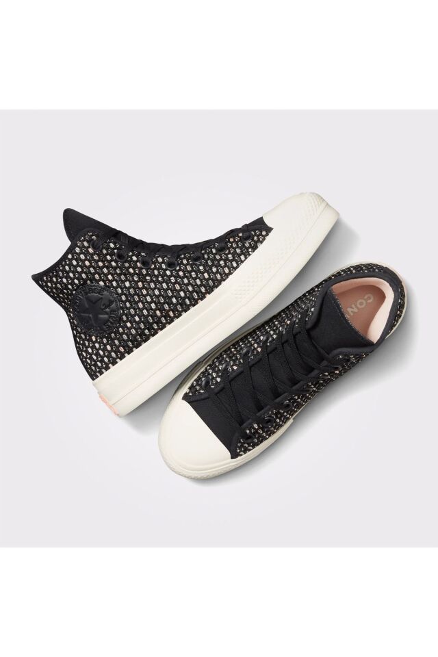 Chuck Taylor All Star Lift Kadın Siyah Platform Sneaker 001-Siyah - 37,5