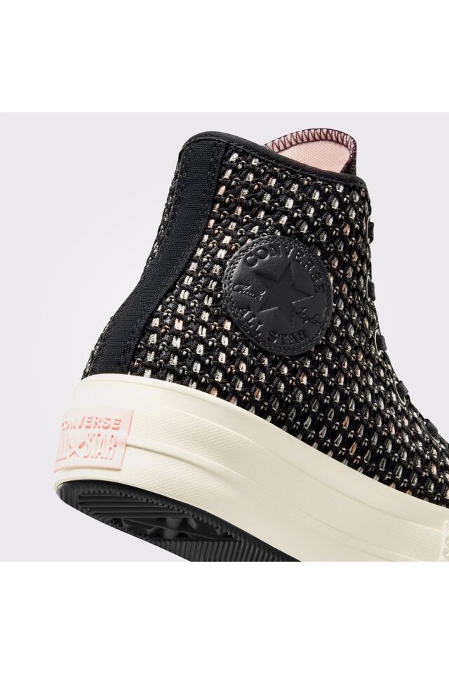 Chuck Taylor All Star Lift Kadın Siyah Platform Sneaker 001-Siyah - 36