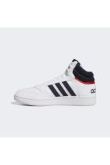 Beyaz - Hoops 3.0 Mıd Erkek High Sneaker Beyaz-SIYAH - 42