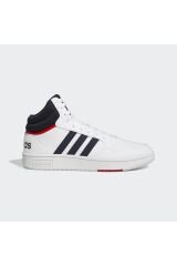 Beyaz - Hoops 3.0 Mıd Erkek High Sneaker Beyaz-SIYAH - 42