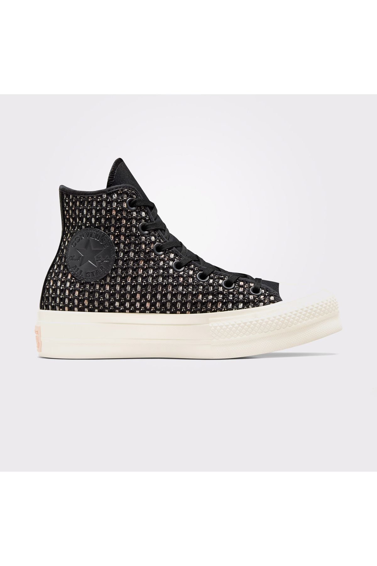 Chuck Taylor All Star Lift Kadın Siyah Platform Sneaker 001-Siyah - 36