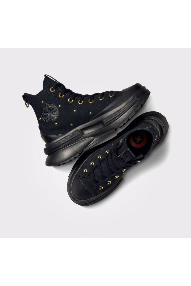 Run Star Legacy Cx Platform Star Studded Kadın Siyah Sneaker 001-Siyah - 40