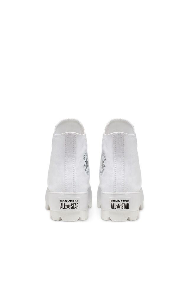 Chuck Taylor All Star Lugged Hi Kadın Beyaz Sneaker 102-Beyaz - 36