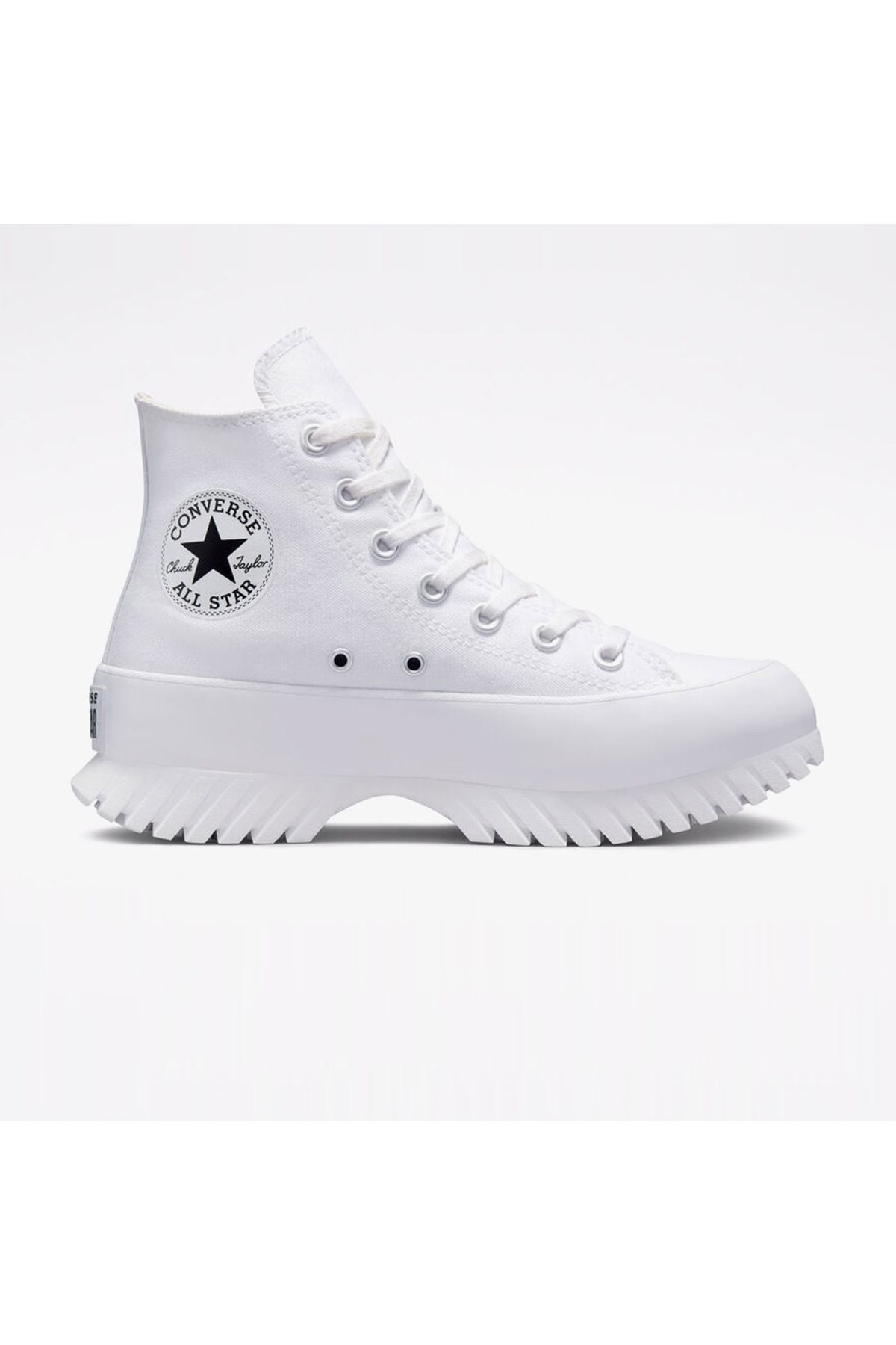 Chuck Taylor All Star Lugged 2.0 Platfrom Unisex Beyaz Sneaker 102-Beyaz - 44