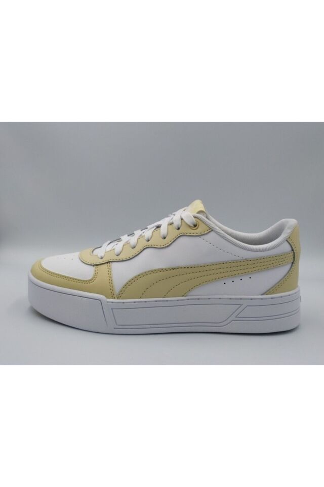 Skye White-Creme Kadın Sneaker Ayakkabı 374764-19 krem - 38,5