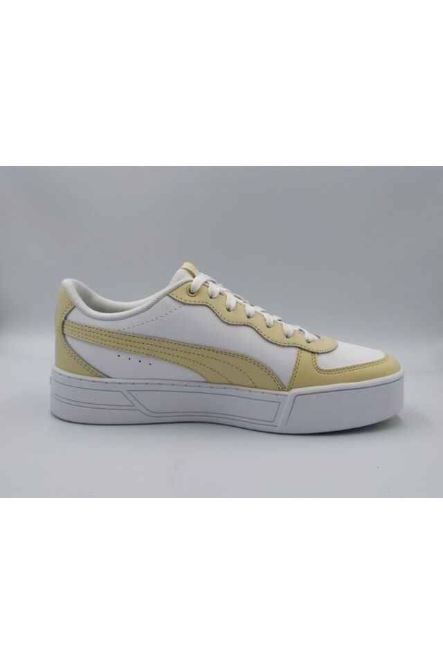 Skye White-Creme Kadın Sneaker Ayakkabı 374764-19 krem - 38,5
