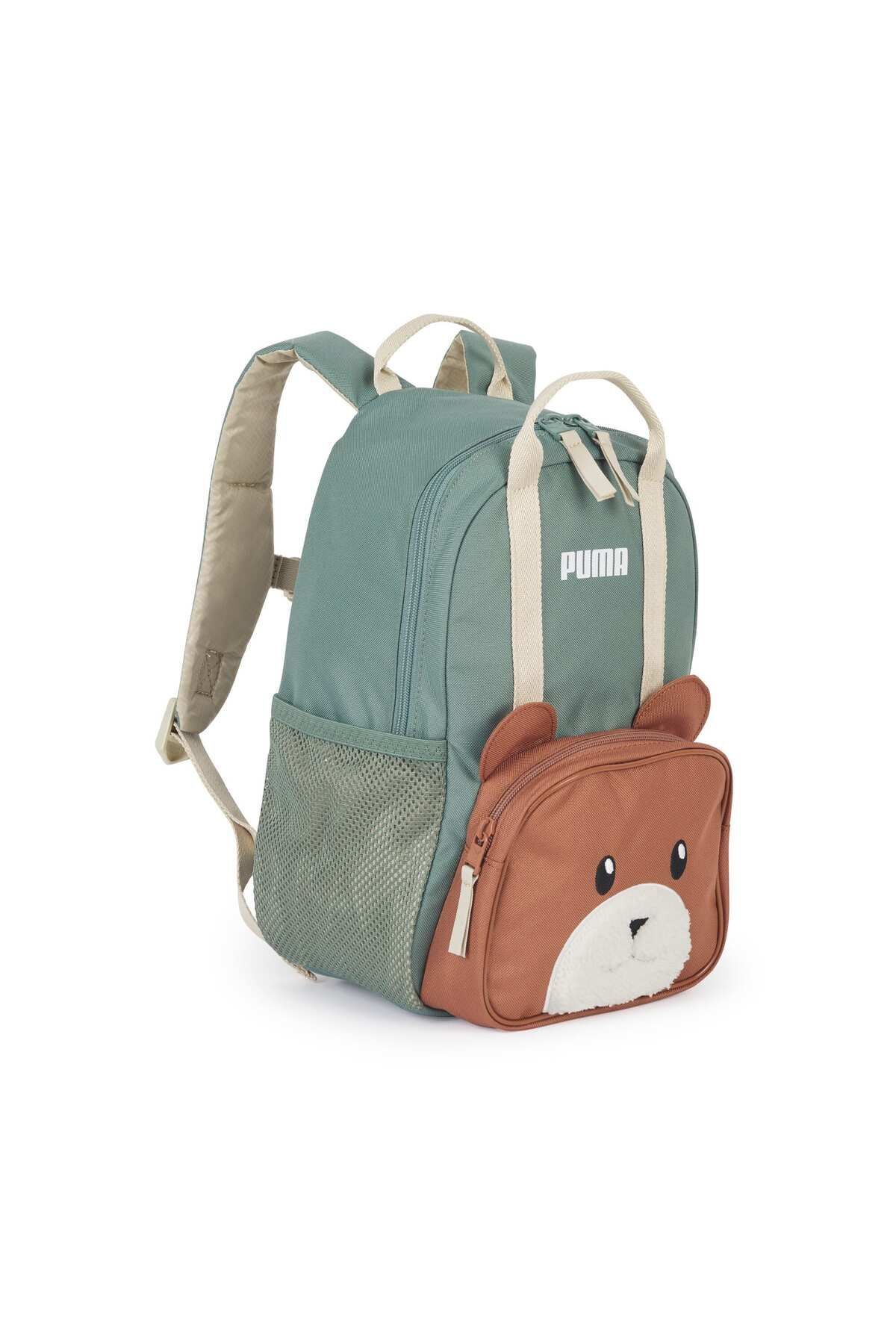 Woodland Çocuk Sırt Çantası Eucalyptus-Brown Mushroom-Bear